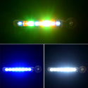 2pcs Universal Car Wind Power Daytime Running Light 8-LED Auto Exterior Lamp