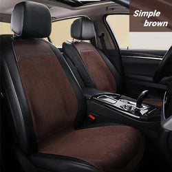 يشتري simple-coffee-2pcs 2/5 Seat Ultra-Thin Car Leather Suede Breathable Seat Cushion