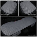 Linen Car Seat Covers Automotive Vehicle Cushion Cover for 5 Passenger Cars & SUV Universal Fit Set for Auto Interior Accessories