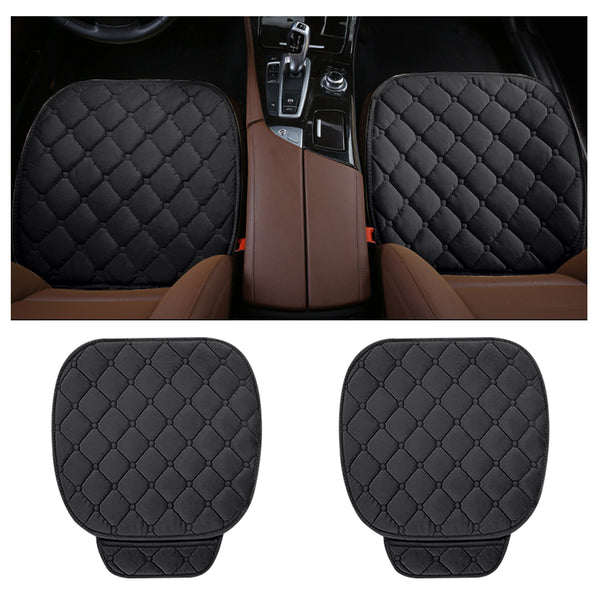 Autumn Winter Universal Anti Slip Car Front & Rear Seat Lattice Cushion Cover Chair Pad Seat Mat 4 Colors