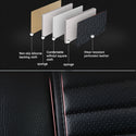 1 PCS Car Seat Cover 6 Colors Luxury Car Protective Cover Universal Non-slip Driver Seat Cover With Backrest