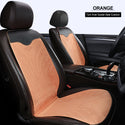 2/5 Seat Ultra-Thin Car Leather Suede Breathable Seat Cushion Saddle Seat Cushion For All Seasons Seat Cover