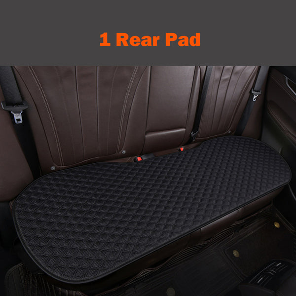 Summer Car Seat Cover Skidproof Front Rear Backrest Flax Protector Auto Seat Protect Cushion Anti-slip Pad Ｍat Car Accessories