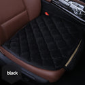 Plush Car Seat Cushion, Non Binding Anti Slip Rubber Bottom, Advanced Comfort Memory Foam, Driver Seat Backrest Cushion, Winter Seat Heating Pad