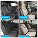 2 Seat Universal Imitation Cowhide Car Seat Covers Auto Front Backrest Seat Cushion Protector Pad Interior Accessories