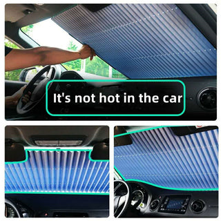 Retractable Car Windshield Sun Visor Car SUV Sunshade Cover UV Protect Sun Shade Block