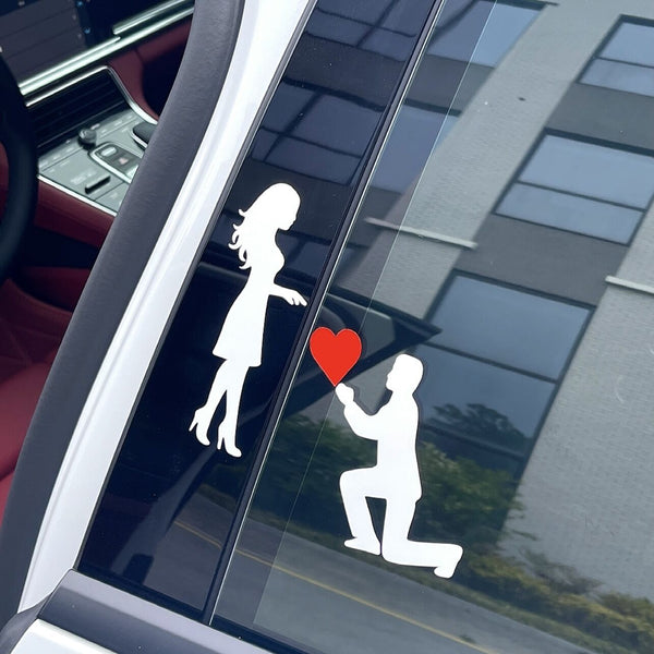 Universal Fashion Car Sticker Car Decoration Tiktok Same Style Side Window Glass Sticker