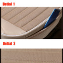 Flax Car Seat Cover Breathable Auto Seat Cushion Protector Front Automobile Seat Pad Mat Car Styling Interior Accessories