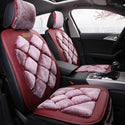 Car Cushion Five Seat Faux Rabbit Plush Car Mats Universal Most cars¡ê?SUVs Car Front And Rear Seat Protectors