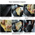 1pcs Breathable Bamboo PU Leather Car Seat Cover Pad Mat Auto Chair Cushion(Color:Black/Beige/Grey/Coffee)