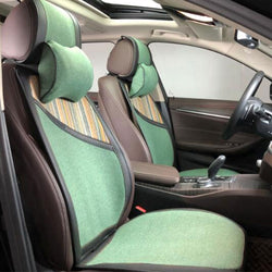 2 Seat Universal Imitation Cowhide Car Seat Covers Auto Front Backrest Seat Cushion Protector Pad Interior Accessories