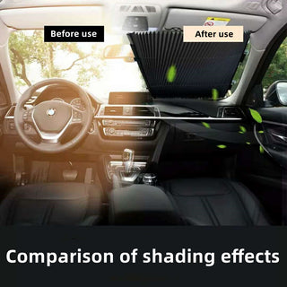 Retractable Car Windshield Sun Visor Car SUV Sunshade Cover UV Protect Sun Shade Block