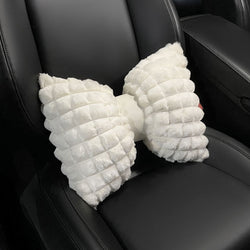 Kaufen white-waist-rest Car Seat Cushion 5-seat Winter Plush Car Seat Cover Anti-skid Single Piece Seat Protection Cushion Warm,Comfortable No Peculiar Smell