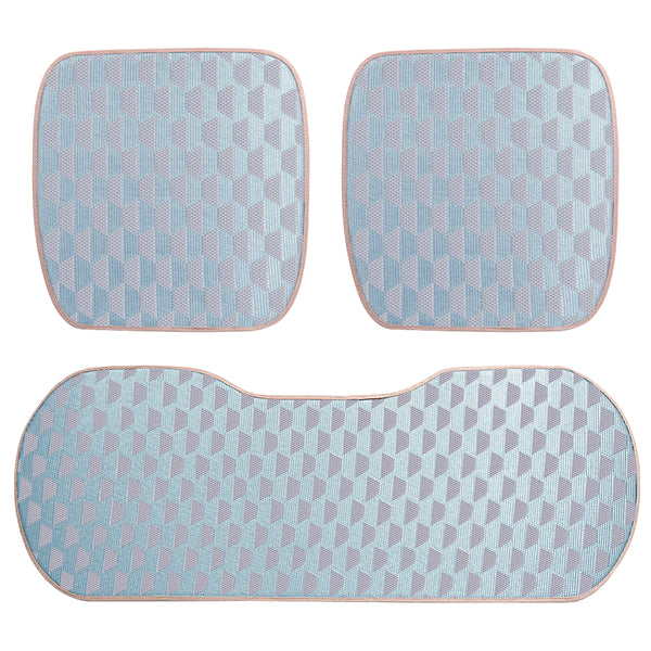 Car Ice Silk Rattan Seat Cushion Five Universal Seat Cushion Summer Cushion Non-slip Cool Cushion