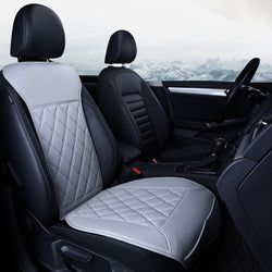 يشتري gray 1 PCS Car Seat Cover 6 Colors Luxury Car Protective Cover Universal Non-slip Driver Seat Cover With Backrest