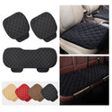 Plush Car Seat Cushion, Non Binding Anti Slip Rubber Bottom, Advanced Comfort Memory Foam, Driver Seat Backrest Cushion, Winter Seat Heating Pad