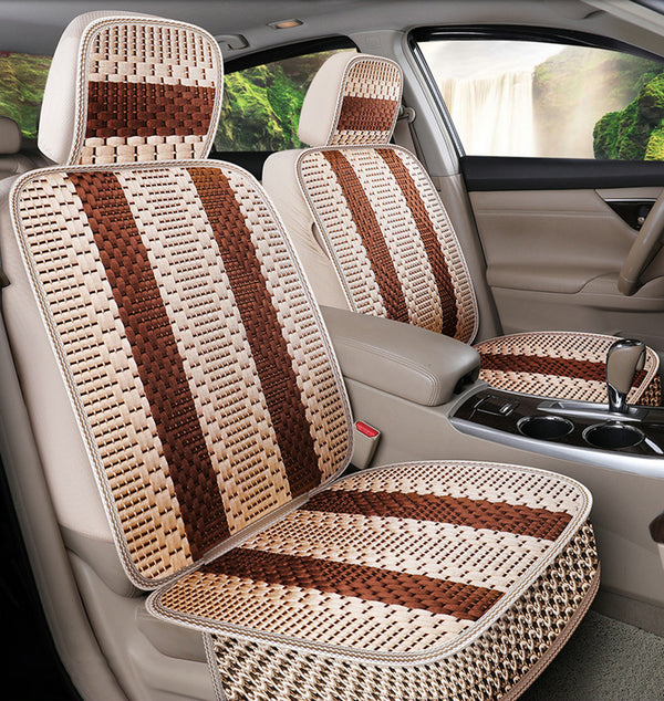 Car Seat Covers Ice Silk Cooling Bottom Seat Cover for Car Ventilated Breathable Comfortable Interior Car Seat Cushion Pad Mat