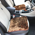 Car Seat Cushion Winter Plush Seat Cushion Cover Warm Single Piece Square Cushion Backless Three Piece Car Front And Rear Seats