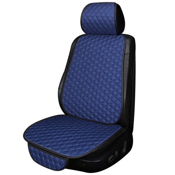 Summer Car Seat Cover Skidproof Front Rear Backrest Flax Protector Auto Seat Protect Cushion Anti-slip Pad Ｍat Car Accessories