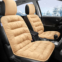 Car Seat Cover, Warm Plush Car Seat Cover Front And Rear Seat Cushion Car Protector, Fit For Most Cars, SUVs In Winter