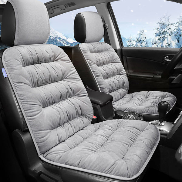 Car Seat Cover, Warm Plush Car Seat Cover Front And Rear Seat Cushion Car Protector, Fit For Most Cars, SUVs In Winter