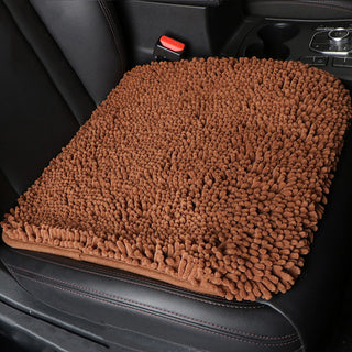 Buy coffee Chair Cushion, Five Seat Front And Rear Car Seat Protection Cushion, Decompression Anti-skid Super Soft Square Plush Seat Cover, Fit For Most Cars,SUVs