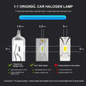 Car Led Headlight Fog Light Bulbs 70W 12000K Per Pair Xenon White