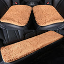 Chair Cushion, Five Seat Front And Rear Car Seat Protection Cushion, Decompression Anti-skid Super Soft Square Plush Seat Cover, Fit For Most Cars,SUVs