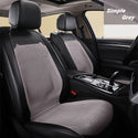 2/5 Seat Ultra-Thin Car Leather Suede Breathable Seat Cushion