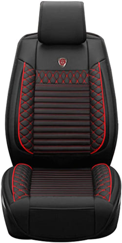 يشتري black-red 5 Seat  Anti-Dirty And Comfortable Artificial Leather Seat Cushion Seat Cover