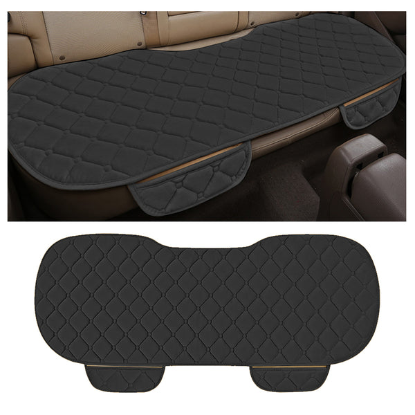 Plush Car Seat Cushion, Non Binding Anti Slip Rubber Bottom, Advanced Comfort Memory Foam, Driver Seat Backrest Cushion, Winter Seat Heating Pad