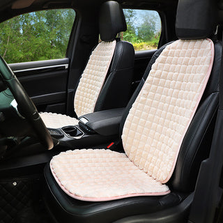Car Seat Cushion 5-seat Winter Plush Car Seat Cover Anti-skid Single Piece Seat Protection Cushion Warm,Comfortable No Peculiar Smell