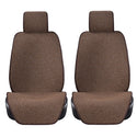 Flax Car Seat Cover Automobile Big Size Linen Seat Cushion Pad Mat Washable Protector with Backrest for Auto Truck Suv Van