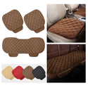 Autumn Winter Universal Anti Slip Car Front & Rear Seat Lattice Cushion Cover Chair Pad Seat Mat 4 Colors