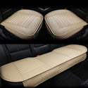 1/3 Piece Universal Leather Car Seat Cushion Car Seat Cover Front Seat Bottom, Compatible with 95% Vehicles (Sedans SUV Trucks Mini Vans)