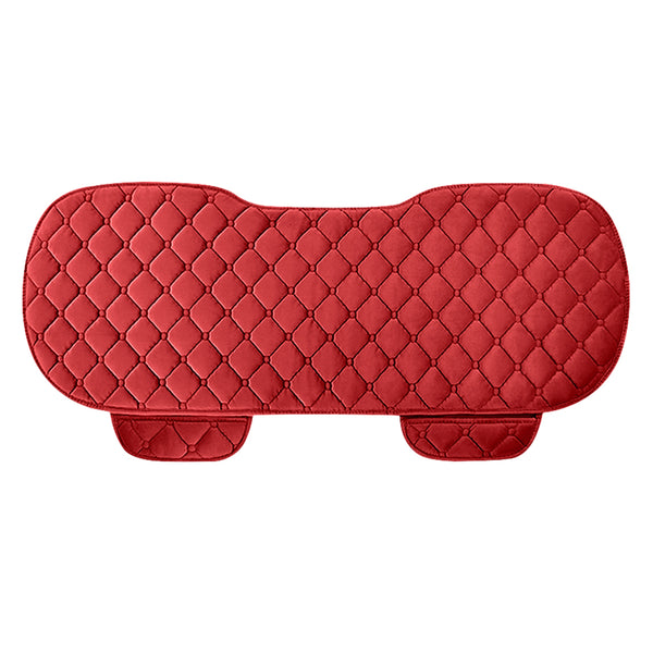 Plush Car Seat Cushion, Non Binding Anti Slip Rubber Bottom, Advanced Comfort Memory Foam, Driver Seat Backrest Cushion, Winter Seat Heating Pad