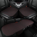 5 Seats Flax Car Seat Cover Protector with Backrest Front Rear Seat Back Waist Washable Cushion Pad Mat for Auto