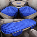 Plush Car Seat Cushion, Non Binding Anti Slip Rubber Bottom, Advanced Comfort Memory Foam, Driver Seat Backrest Cushion, Winter Seat Heating Pad