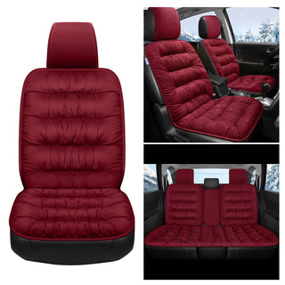 Car Seat Cover, Warm Plush Car Seat Cover Front And Rear Seat Cushion Car Protector, Fit For Most Cars, SUVs In Winter