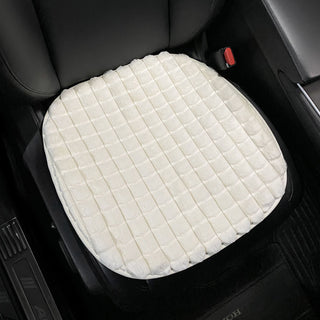 Buy white-front-row Car Seat Cushion 5-seat Winter Plush Car Seat Cover Anti-skid Single Piece Seat Protection Cushion Warm,Comfortable No Peculiar Smell