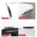 4Pcs Car Door Edge Protection Protective Strip Auto Bumper Anti-collision Decoration Strip Car Buffer Styling Mouldings