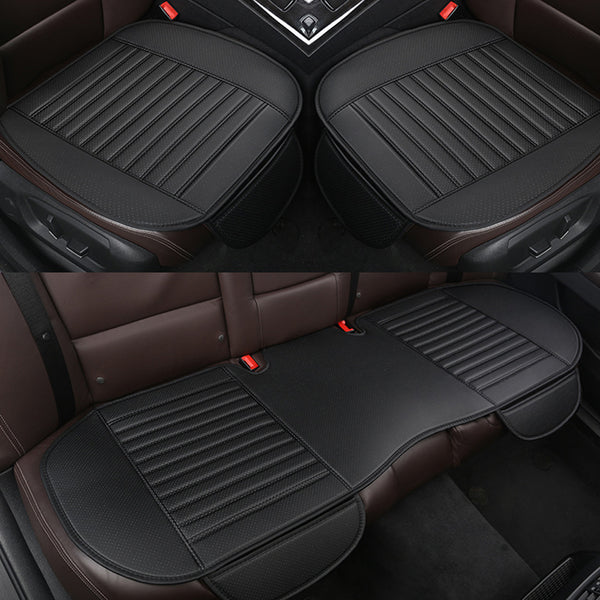 Car Seat Cover Set Universal Leather Car Seat Covers For Audi A7 A8 Q2 Q3 Q5 8R Auto Seats Cushion Pad Mats Interior Accessorie