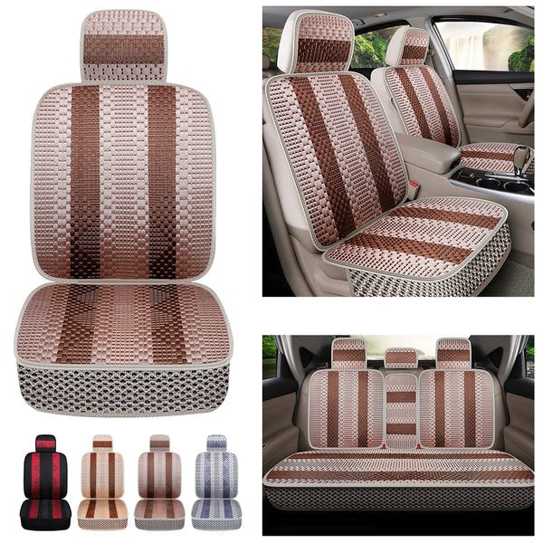 Car Seat Covers Ice Silk Cooling Bottom Seat Cover for Car Ventilated Breathable Comfortable Interior Car Seat Cushion Pad Mat