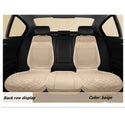 2/5 Seat Ultra-Thin Car Leather Suede Breathable Seat Cushion