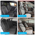 2 Seat Universal Imitation Cowhide Car Seat Covers Auto Front Backrest Seat Cushion Protector Pad Interior Accessories