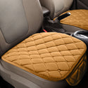 Plush Car Seat Cushion, Non Binding Anti Slip Rubber Bottom, Advanced Comfort Memory Foam, Driver Seat Backrest Cushion, Winter Seat Heating Pad