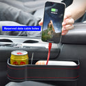 Car Seat Crevice Storage Box Car Organizer Gap Slit Filler Holder For Wallet Phone Key Card Slit Pocket Auto Car Accessories