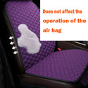 Summer Car Seat Cover Skidproof Front Rear Backrest Flax Protector Auto Seat Protect Cushion Anti-slip Pad Ｍat Car Accessories