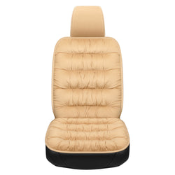 Buy beige-1-seat Car Seat Cover, Warm Plush Car Seat Cover Front And Rear Seat Cushion Car Protector, Fit For Most Cars, SUVs In Winter