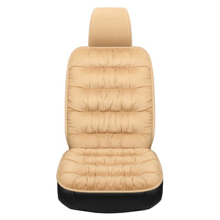 Buy beige-1-seat Car Seat Cover, Warm Plush Car Seat Cover Front And Rear Seat Cushion Car Protector, Fit For Most Cars, SUVs In Winter